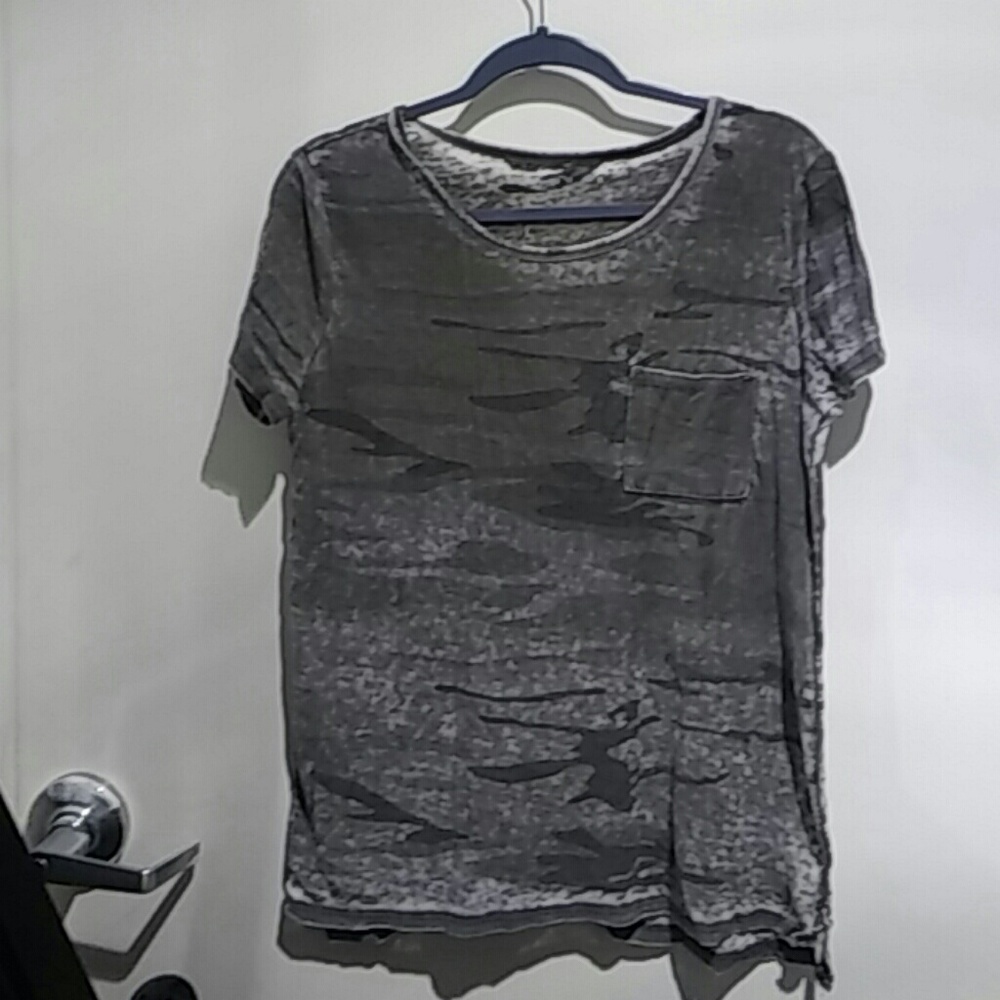 Camo print t-shirt